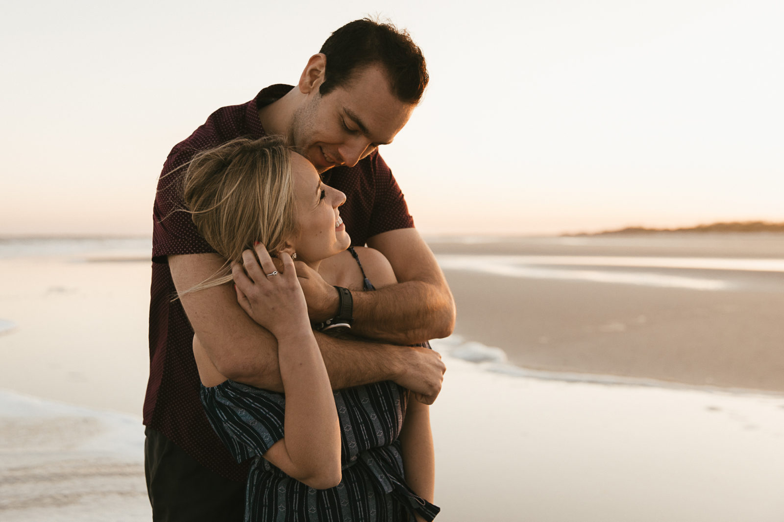 South Carolina Beach Engagement Session | www.bybridgetphoto.com