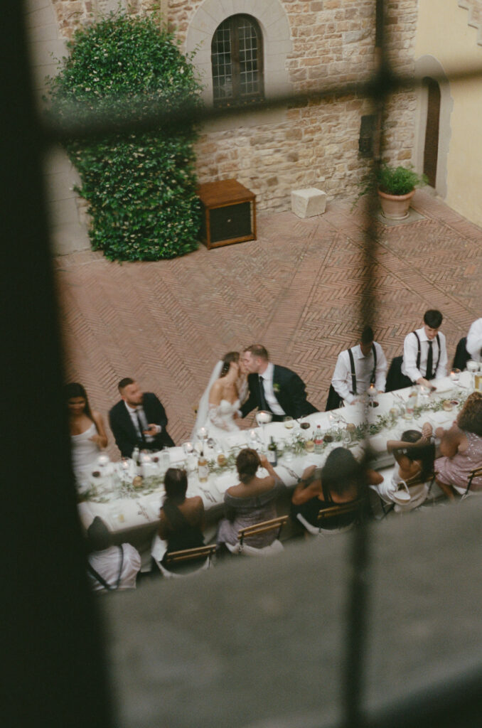 Wedding film photograph of a Italy destination wedding By Bridget Photography.